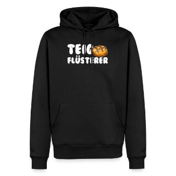 Teigflüsterer Backliebhaber Backfans Backen - Männer Premium Bio Hoodie - Schwarz - Vorne - Nico (187cm)