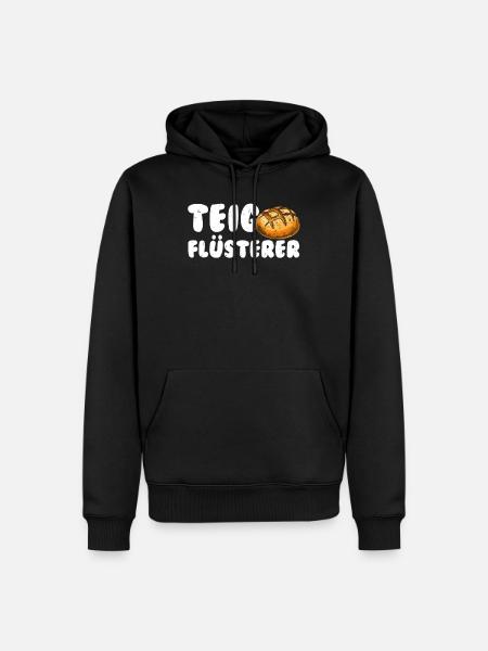 Teigflüsterer Backliebhaber Backfans Backen - Männer Premium Bio Hoodie - Schwarz