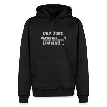 Tenue cool pour la fête des pères pour le motif - Sweat à capuche Premium bio Homme - noir - Devant - Nico (187cm)