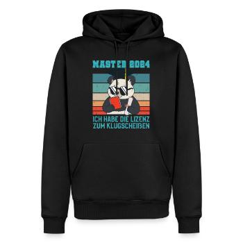 Masterabschluss Master 2024 Lizenz zum - Männer Premium Bio Hoodie - Schwarz - Vorne - Nico (187cm)