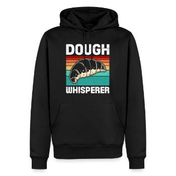 Dough Whisperer Baking Lover Baking Bakery - Men’s Premium Organic Hoodie - black - Front - Nico (187cm)