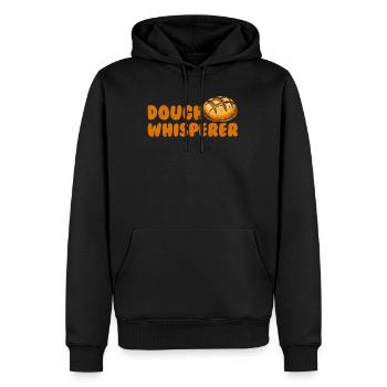 Dough Whisperer Baking Lovers Baking Fans Baking - Men’s Premium Organic Hoodie - black - Front - Nico (187cm)