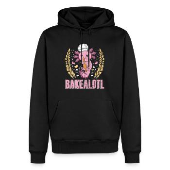 Bakery Bakealotl Baking Lovers Baking Bread - Men’s Premium Organic Hoodie - black - Front - Nico (187cm)