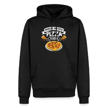 Pizzabäcker Word's Greatest Pizza Maker - Männer Premium Bio Hoodie - Schwarz - Vorne - Nico (187cm)