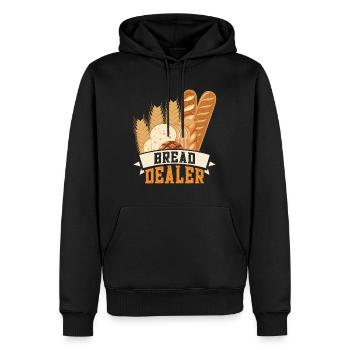 Bread Baker Bread Dealer Bakery Backfans Bread - Men’s Premium Organic Hoodie - black - Front - Nico (187cm)