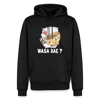 Kawaii Sushi-Liebhaber Motiv für Sushi-Fans Ramen - Männer Premium Bio Hoodie - Schwarz - Vorne - Nico (187cm)
