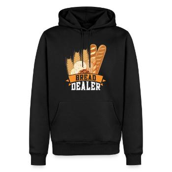 Bread Baker Bread Dealer Bakery Backfans Bread - Men’s Premium Organic Hoodie - black - Front - Nico (187cm)