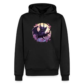 Halloween Chibi Gargoyle Kostüm Fledermaus - Männer Premium Bio Hoodie - Schwarz - Vorne - Nico (187cm)