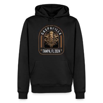 Gasparilla 2024 Barbe en corde Tampa FL - Sweat à capuche Premium bio Homme - noir - Devant - Nico (187cm)