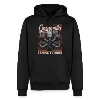 Gasparilla 2024 Kraken Helm Tampa FL - Sweat à capuche Premium bio Homme - noir - Devant - Nico (187cm)