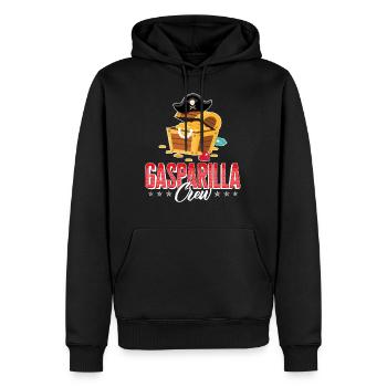 Chemise de pirate, Gasparilla Crew Pirate chapeau trésor - Sweat à capuche Premium bio Homme - noir - Devant - Nico (187cm)