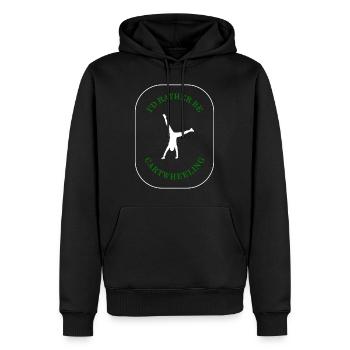 Turnhemd, ich wäre lieber Rad T-Shirt, - Männer Premium Bio Hoodie - Schwarz - Vorne - Nico (187cm)