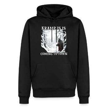 Krampus Maske Krampus Kostüm Kramperl Böser - Männer Premium Bio Hoodie - Schwarz - Vorne - Nico (187cm)
