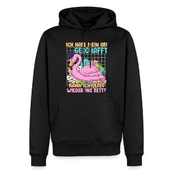 Abiturienten Habe mein Abitur Geschafft Lustiges - Männer Premium Bio Hoodie - Schwarz - Vorne - Nico (187cm)