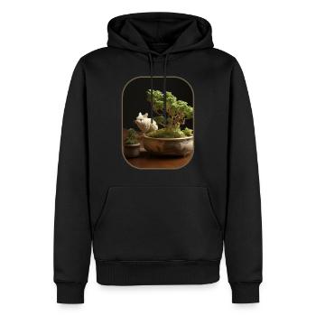 Bonsaï Escalade Chinchillas Tiny Adventures T - Sweat à capuche Premium bio Homme - noir - Devant - Nico (187cm)