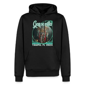Gasparilla 2024 Pirate charme Boho Tampa FL - Sweat à capuche Premium bio Homme - noir - Devant - Nico (187cm)