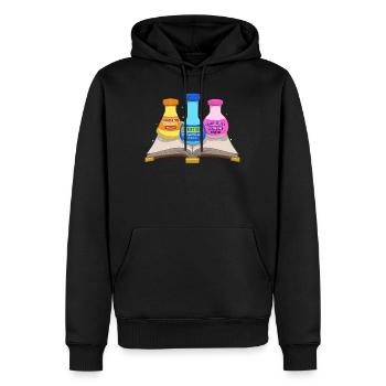 Nurse Shirt, Wizard's Wand Dragon's Fire Fairy - Men’s Premium Organic Hoodie - black - Front - Nico (187cm)