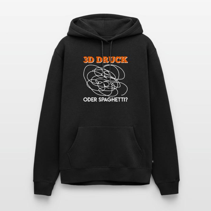 3D printing or spaghetti? 3D Printing Errors Men’s Premium Organic Hoodie