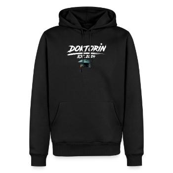 Doktorin Est. 2024 Doktorabschluss Bestanden - Männer Premium Bio Hoodie - Schwarz - Vorne - Nico (187cm)