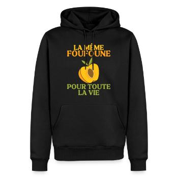 Enterrement De Vie De Garçon Drôle EVG Futur Marié - Sweat à capuche Premium bio Homme - noir - Devant - Nico (187cm)