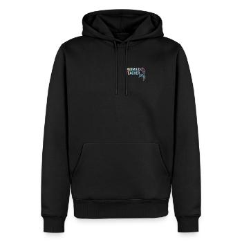 Chemise de professeur, sirène professeur mignon queue de sirène - Sweat à capuche Premium bio Homme - noir - Devant - Nico (187cm)