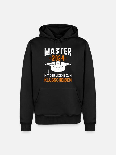 Master 2024 Med licens til smart-shit - Herre Premium økologisk hoodie - sort