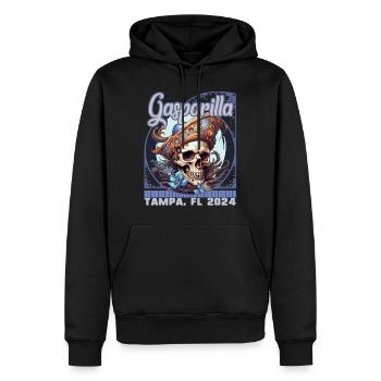 Gasparilla 2024 Crâne de coquillage Tampa FL - Sweat à capuche Premium bio Homme - noir - Devant - Nico (187cm)