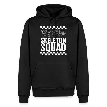 Chemise de radiologie, Skeleton Squad Tee, semaine de l’infirmière, - Sweat à capuche Premium bio Homme - noir - Devant - Nico (187cm)