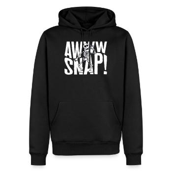 Zerbrochenes Hemd, oh Schnappschuss! T-Shirt, Genesung Verletzung - Männer Premium Bio Hoodie - Schwarz - Vorne - Nico (187cm)