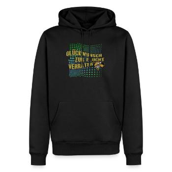 Glückwunsch zur Flucht Verräter Lustiges - Männer Premium Bio Hoodie - Schwarz - Vorne - Nico (187cm)