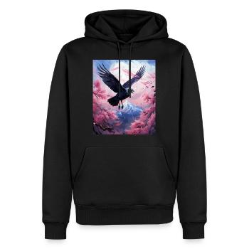 Japanese Art Japanese Woodblock Art Print Mount - Men’s Premium Organic Hoodie - black - Front - Nico (187cm)