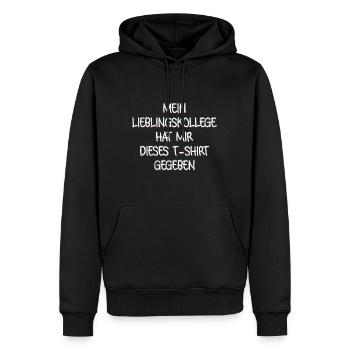 Abschied Mein Lieblingskollege Dieses T-Shirt - Männer Premium Bio Hoodie - Schwarz - Vorne - Nico (187cm)