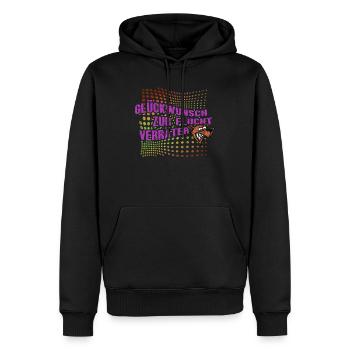Glückwunsch zur Flucht Verräter Lustiges - Männer Premium Bio Hoodie - Schwarz - Vorne - Nico (187cm)