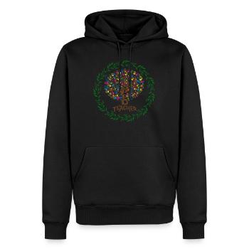 Special Education Shirt, Sped Teacher Tee, - Men’s Premium Organic Hoodie - black - Front - Nico (187cm)