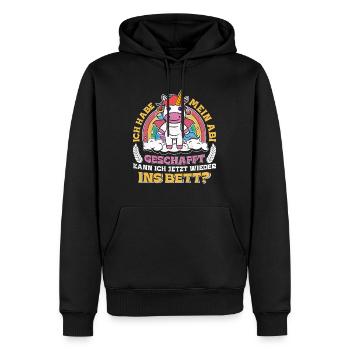 Abiturient Habe Mein Abi Geschafft Abschluss - Männer Premium Bio Hoodie - Schwarz - Vorne - Nico (187cm)