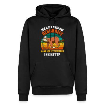 Abiturient Habe Mein Abi Geschafft Abschluss - Männer Premium Bio Hoodie - Schwarz - Vorne - Nico (187cm)