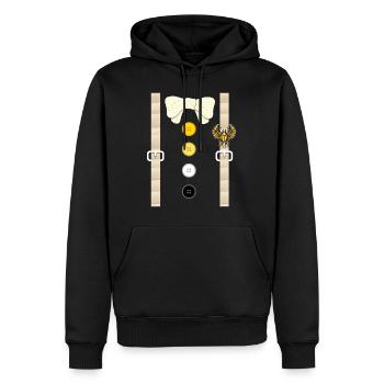 Ägyptisches Hemd, Strapse Mumie Ägypten Skarabäus - Männer Premium Bio Hoodie - Schwarz - Vorne - Nico (187cm)