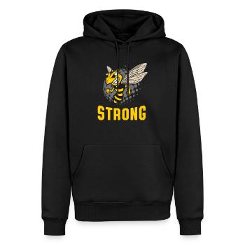 Bees Pun Beekeeper Bee Lover Inspiration - Men’s Premium Organic Hoodie - black - Front - Nico (187cm)