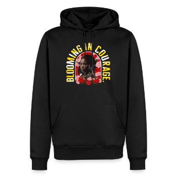 Chemise d’ancien combattant, Blooming In Courage Tee, cadeau pour - Sweat à capuche Premium bio Homme - noir - Devant - Nico (187cm)