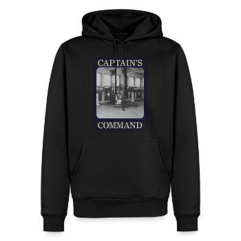 Titanic-Hemd, Captain's Command T-Shirt, Geschenk für - Männer Premium Bio Hoodie - Schwarz - Vorne - Nico (187cm)