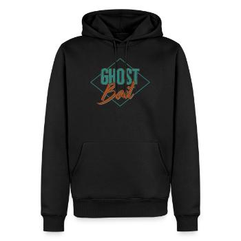 Chemise d’Halloween, Ghost Bait Tee, cadeau pour - Sweat à capuche Premium bio Homme - noir - Devant - Nico (187cm)