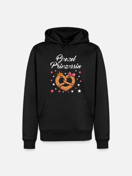 Bretzel Princesse - Sweat à capuche Premium bio Homme - noir
