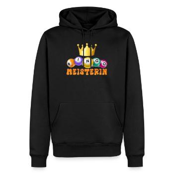 BINGO MASTER Bingo Player Bingo Lover - Men’s Premium Organic Hoodie - black - Front - Nico (187cm)