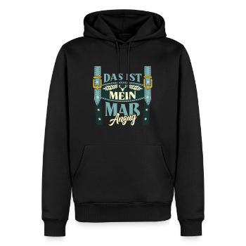 Münchner Volksfest MEI MASS-ANZUG Lustiges - Sweat à capuche Premium bio Homme - noir - Devant - Nico (187cm)