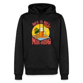Münchner Volksfest MEI MASS-ANZUG Lustiges - Sweat à capuche Premium bio Homme - noir - Devant - Nico (187cm)