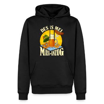 Münchner Volksfest MEI MASS-ANZUG Lustiges - Sweat à capuche Premium bio Homme - noir - Devant - Nico (187cm)