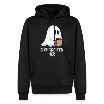 Costume d’Halloween Enfants SWEETS HER Funny - Sweat à capuche Premium bio Homme - noir - Devant - Nico (187cm)