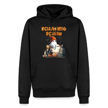 Fête d’Halloween Enfants EFFRAYANT BEAU Drôle - Sweat à capuche Premium bio Homme - noir - Devant - Nico (187cm)
