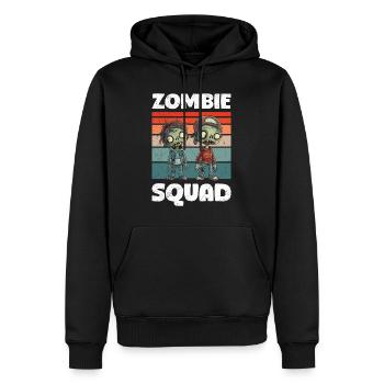 Halloween Costume Kids ZOMBIE TROOP Funny - Men’s Premium Organic Hoodie - black - Front - Nico (187cm)