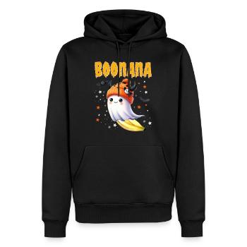 Halloween Kostüm Kinder BOONANA Lustiges - Männer Premium Bio Hoodie - Schwarz - Vorne - Nico (187cm)